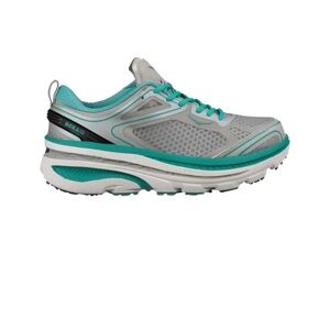 HOKA ONE ONE W BONDI 3 Size 10 Teal and Gray Athletic Running Shoes